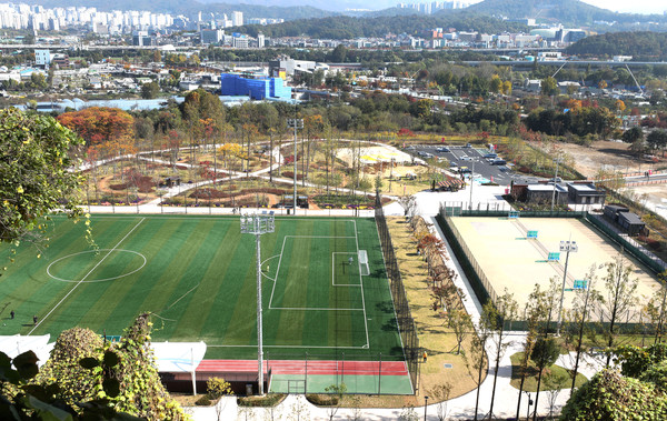 ▲ 강남세곡체육공원 전경.