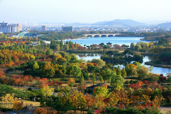 ▲ 일산호수공원 전경.