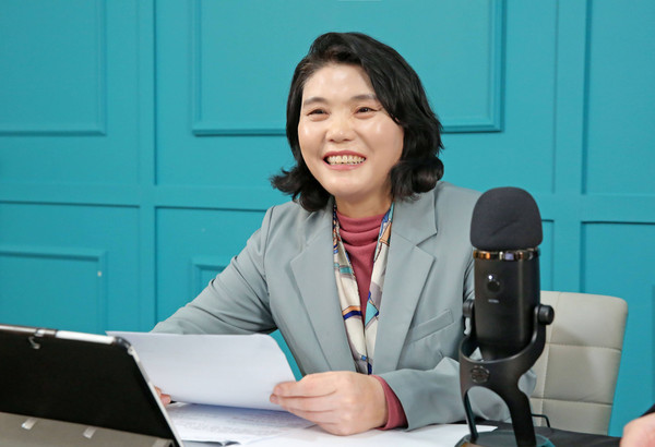 ▲ ‘된다 된다 꼭 된다’ 난임 토크쇼 진행중인 박춘선 시의원.