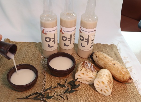 ▲ 연 성분이 함유된 탁주.