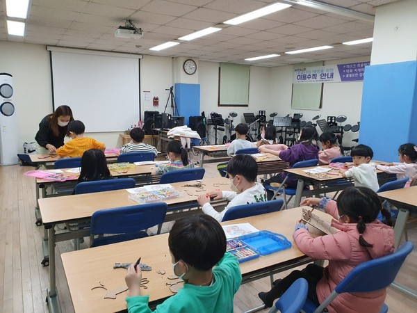 ▲ 양천구민체육센터, 문화실 프로그램 운영 모습.