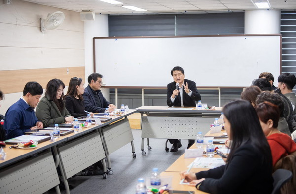 ▲ 인천 서구 골목형상점가 활성화 위한 간담회 개최 모습.