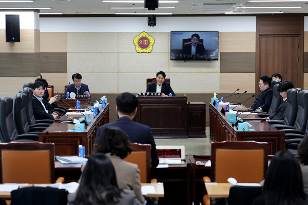 ▲ 인천광역시의회 청년특별위원회 활동 모습.