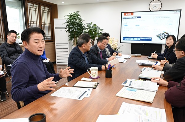 ▲ 의정부시 문화 교육정책 전략회의 개최 모습.