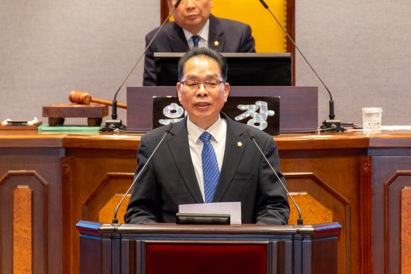 ▲ 당선소감을 말하고 있는 복진경 의원.