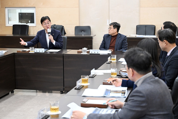 ▲ 안산 상호문화공유학교 기본구상 및 타당성 조사 용역 최종보고회 개최 모습.