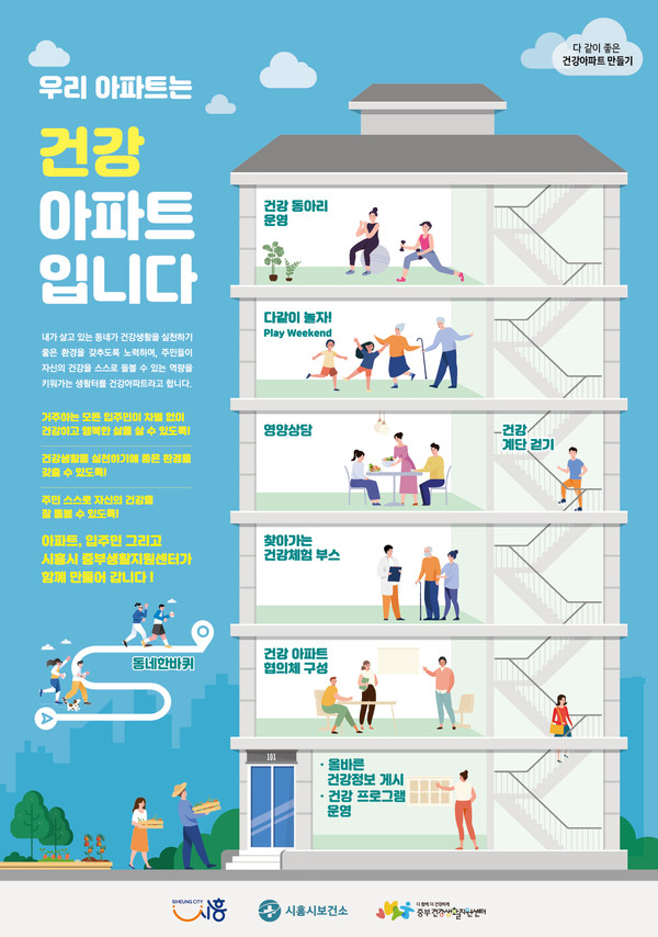 ▲ 건강아파트 만들기 포스터.
