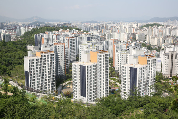 ▲ 성동구 공동주택 전경.