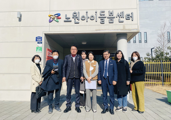 ▲ 벤치마킹 기념촬영 모습.