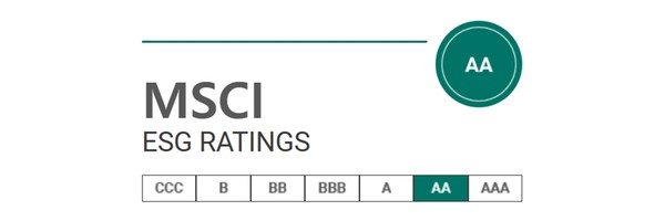 ▲ 삼성전자는 글로벌 ESG 평가기관인 모건스탠리캐피털인터내셔널(MSCI)이 발표한 '2023년 MSCI ESG 평가'에서 AA 등급을 획득했다. (사진 = 삼성전자 뉴스룸)