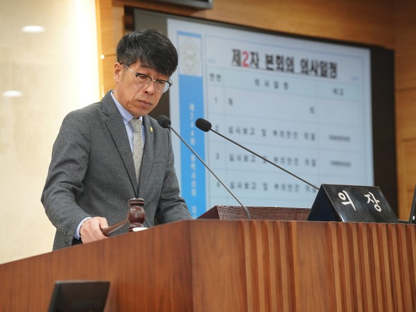 ▲ 평택시의회가 5일 제244회 임시회를 폐회했다.