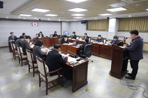 ▲ 기획경제위 업무보고.