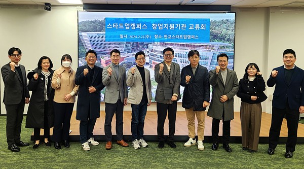 ▲ 스타트업 지원 전문기관 교류회 개최 모습.