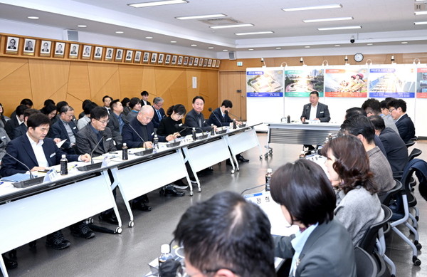 ▲ 파주시 공모사업 추진·대응계획 보고회 개최 모습.