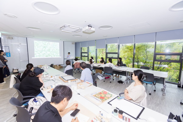 ▲ 강남열린대학 모사공 수업.