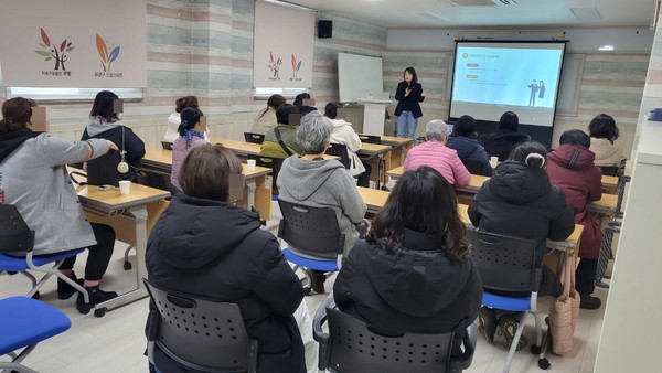 ▲ 부평구 드림스타트 신입생 부모교육 실시 모습.