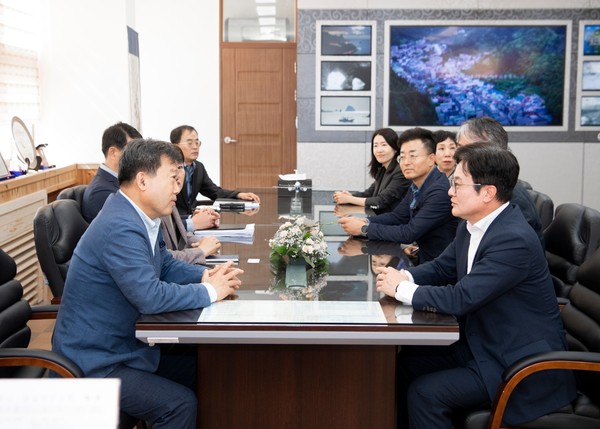 ▲ 지난해 울릉군 실무회의 개최 모습.