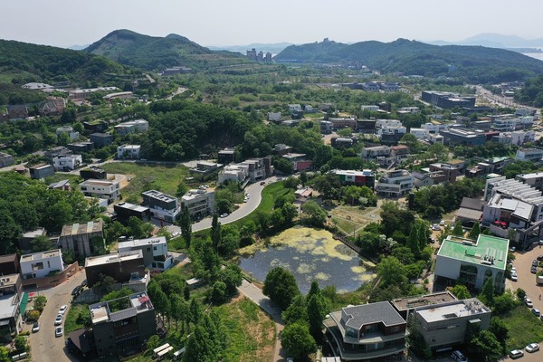 ▲ 헤이리마을 전경.