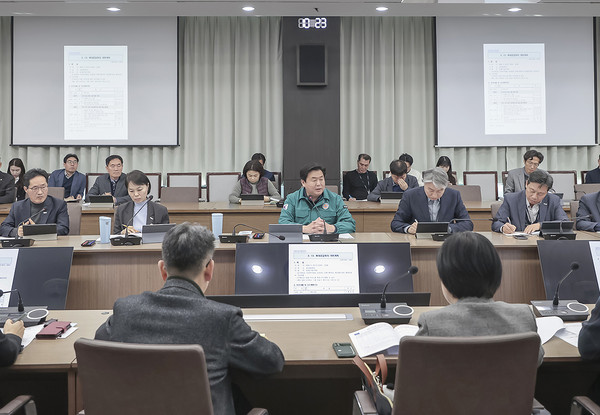 ▲ 임병택 시흥시장이 확대공감회의를 주재하고 있다.