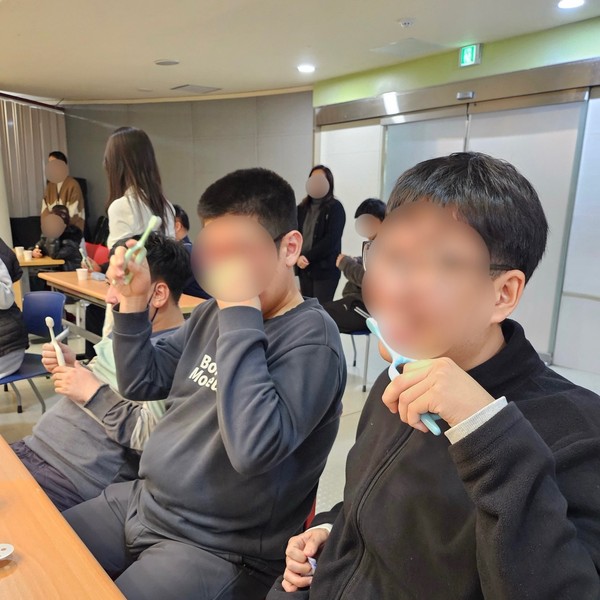 ▲ 평택보건소 장애인 치아사랑 구강건강교실 운영 모습.