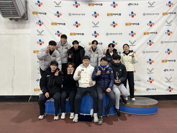 ▲ 의정부시청 스피드스케이팅팀.