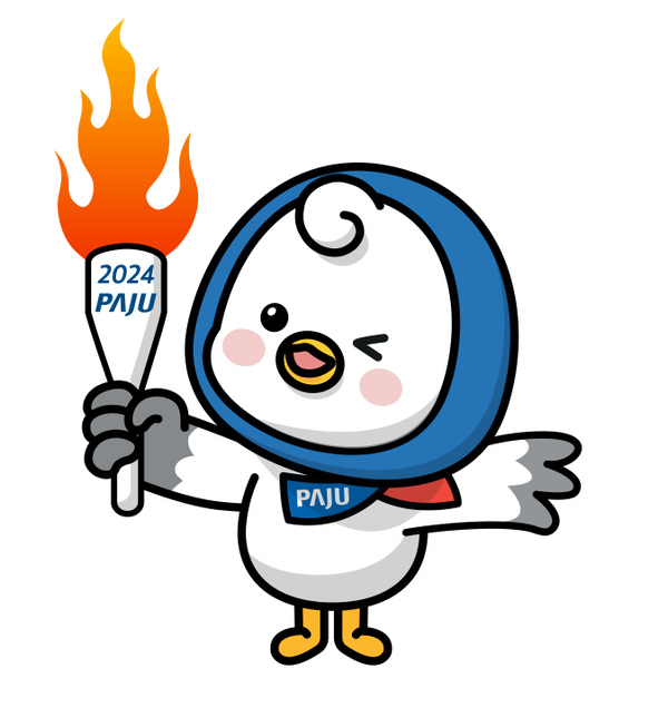 ▲ 파주시 공식마스코트 파랑이.