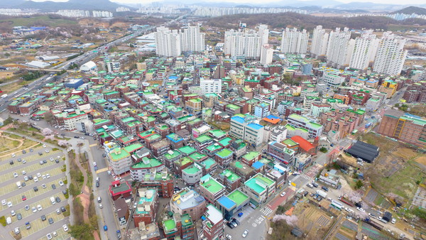 남촌동 도시재생사업 사업지 전경