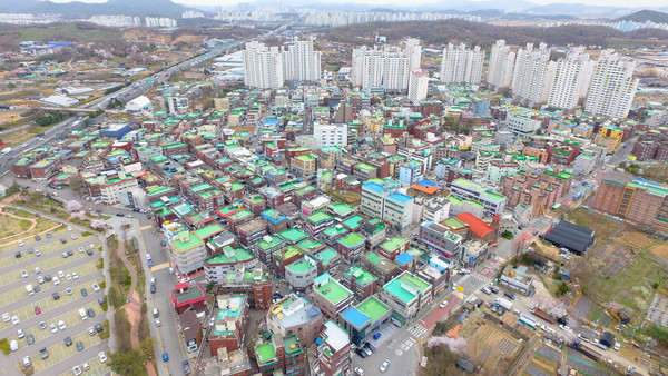 남촌동 도시재생사업 사업지 전경