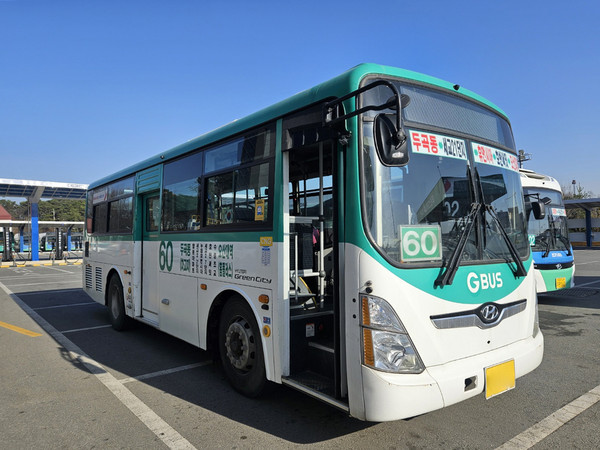 ▲ 오산시 60번 버스.