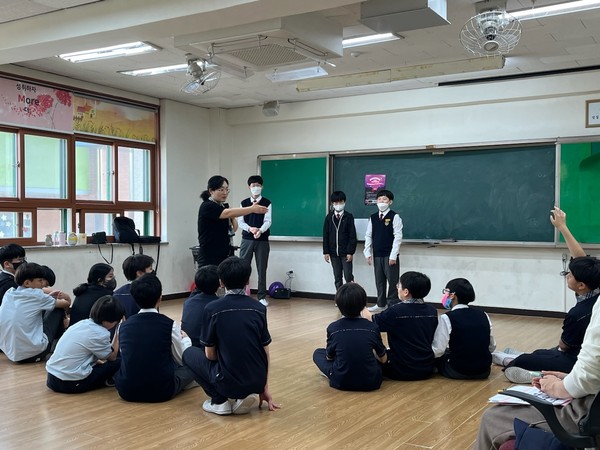 ▲ 의왕교육자원 연계 프로그램 운영 모습.