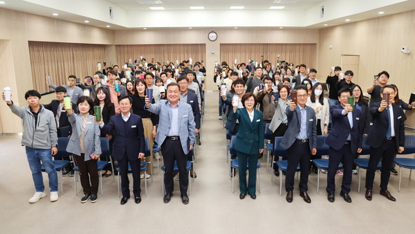▲ 안성시 1회용품 사용 금지 선포식 개최 모습.