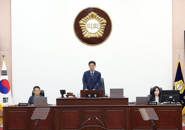▲ 성북구의회, 제303회 임시회 전경.