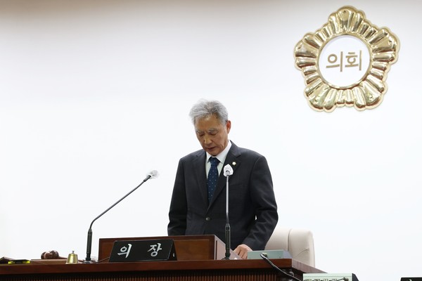 ▲ 군포시의회 제273회 임시회 제2차 본회의.