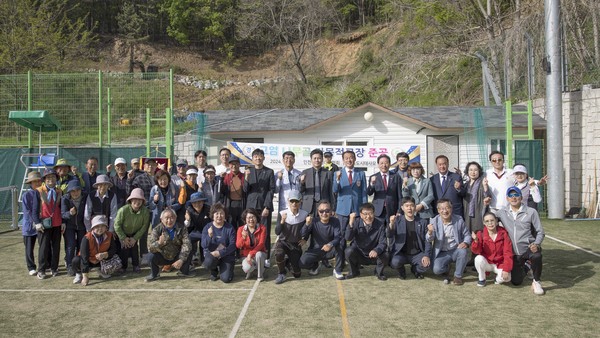 ▲ 인천 중구 고염나무골 다목적구장 준공식 개최 모습.