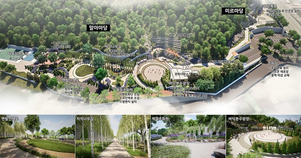 ▲ 용인중앙공원 조감도.