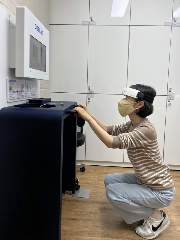 ▲ ‘뇌 산소포화도 고도장비’ 활용 모습.