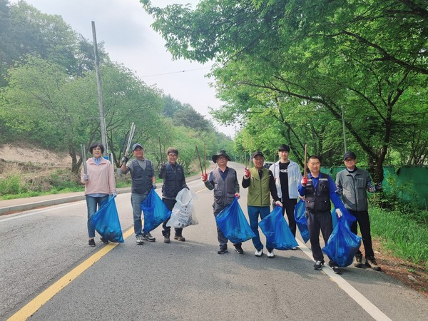 ▲ 포천도시공사 ‘산정호수 플로깅’ 행사.