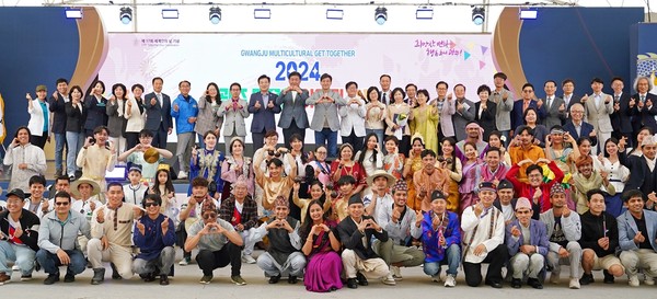 ▲ 광주 다문화 어울림 축제 개최 모습.
