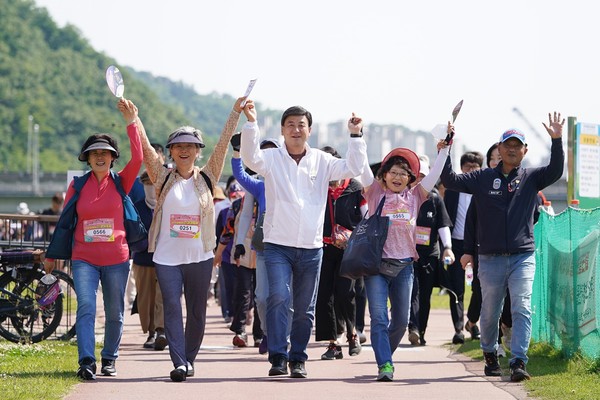 ▲ 광주시 3代가 함께하는 건강 대축제 개최 모습.