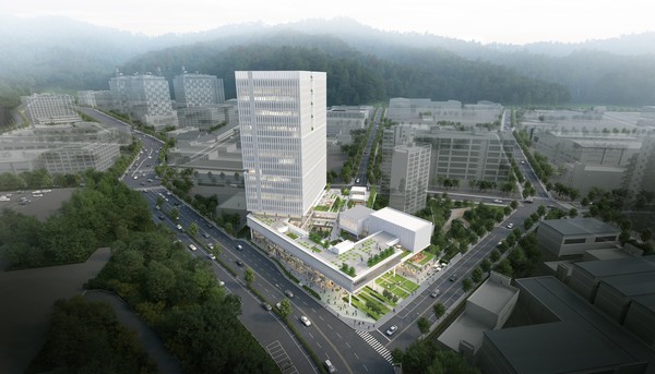 ▲ 성남산단 복합지식산업센터(근로자종합복지관 포함) 조감도.