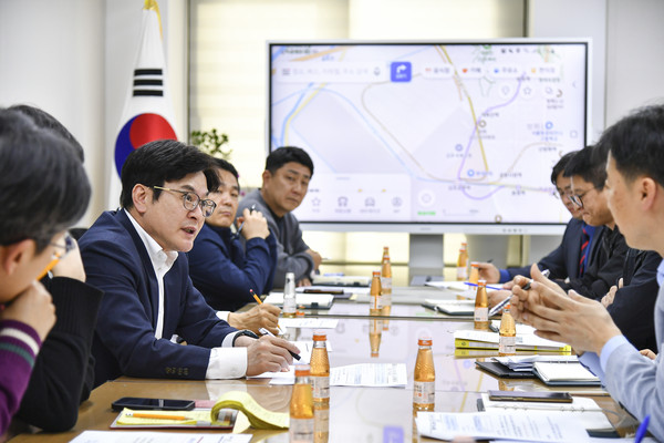 ▲ 김포시 골드라인 TF 모습.