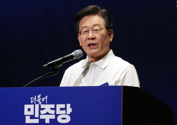 ▲ 발언하는 이재명 더불어민주당 대표. /뉴시스