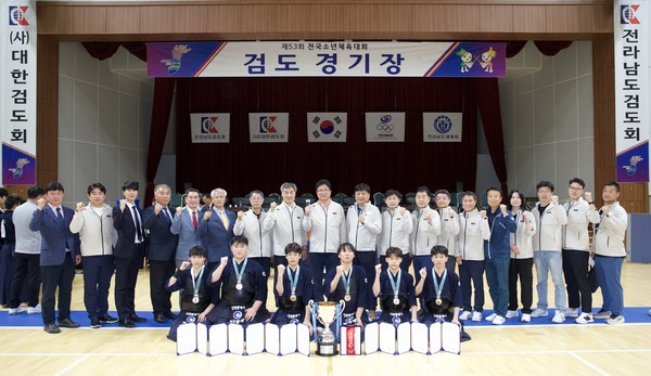 ▲ 도성훈 인천광역시교육감, 제53회 전국소년체육대회 인천선수단 현지 격려 모습.