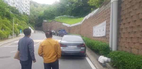 ▲ 강화군 여름철 우기 대비 안전 점검 실시 모습.