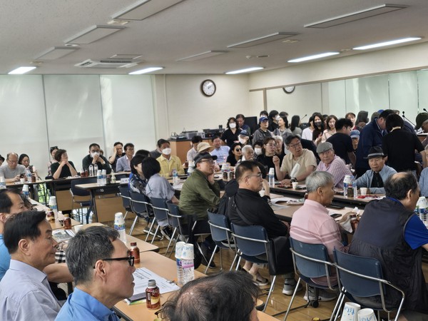 ▲ '월곶∼판교 복선전철 건설사업 주민설명회’ 현장 사진.