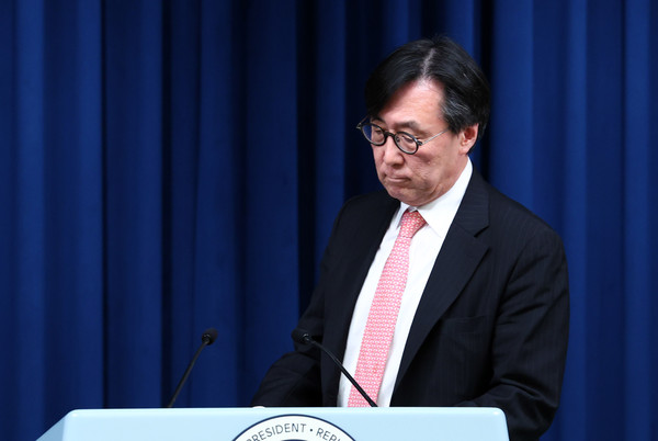 ▲ 장호진 안보실장, 긴급 NSC 상임위원회 결과 브리핑. /뉴시스