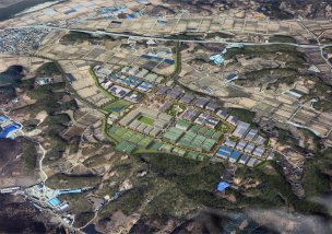 ▲ 파주 콘텐츠월드 산단 조감도.