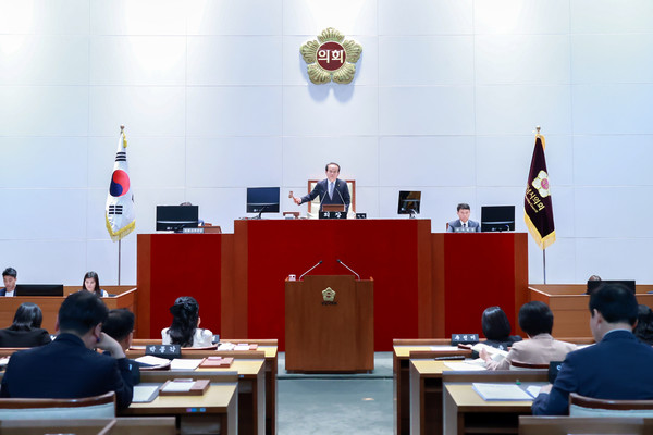 ▲ 제293회 성남시의회 제1차 정례회 전경.