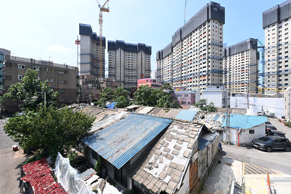 ▲ 부평구 미쓰비시 줄사택 전경.