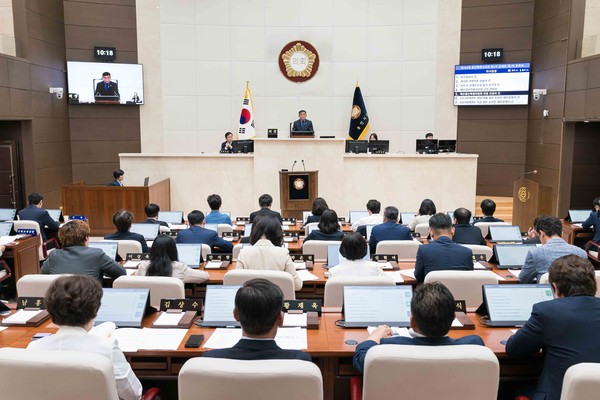 ▲ 용인특례시의회, 제283회 제1차 정례회.